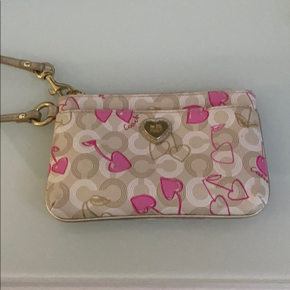 Vintage Coach Wristlet